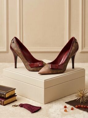 Louis Vuitton Limited Edition Richard Prince Monogram Heartbreak Pumps